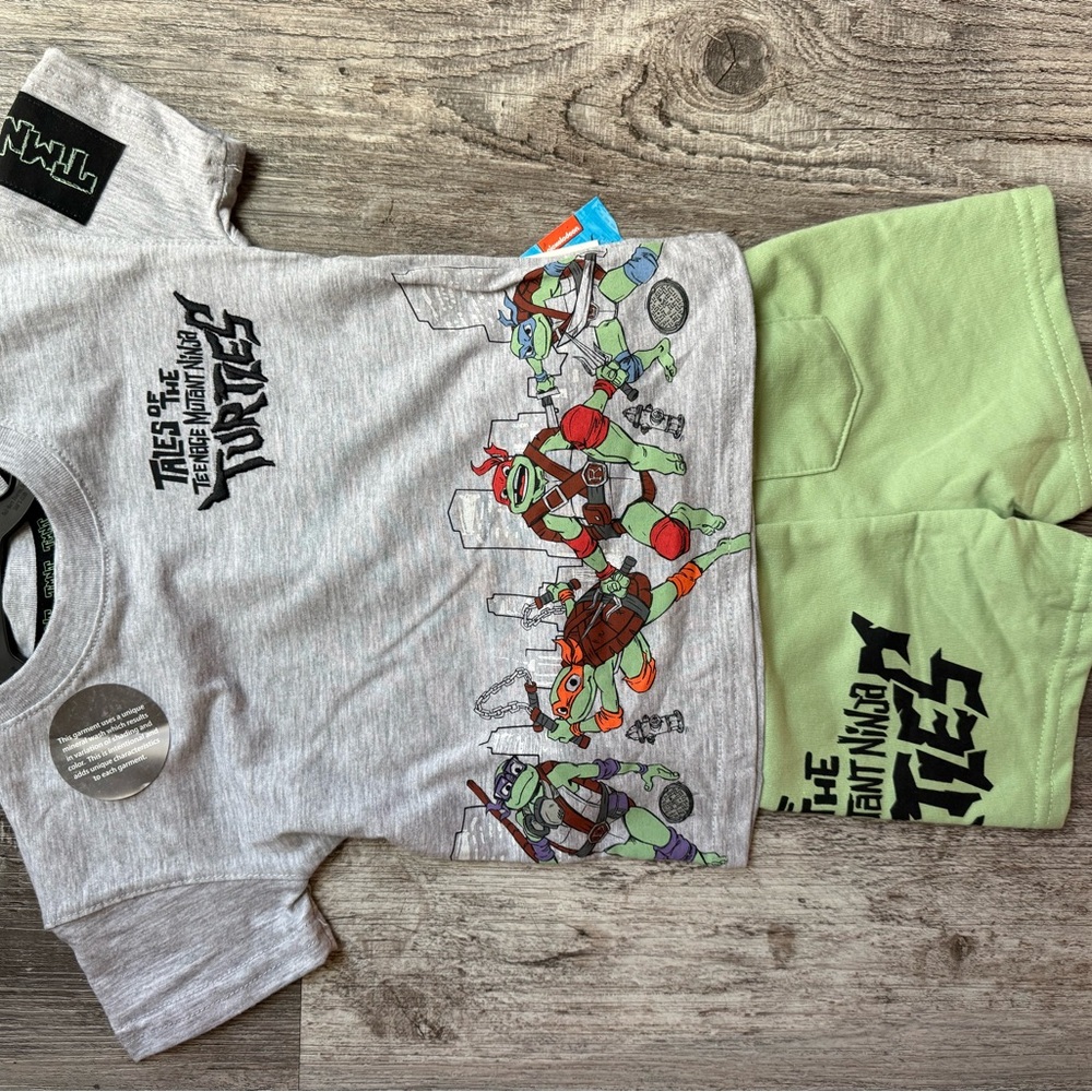 Kids Matching Set - Gray and Green